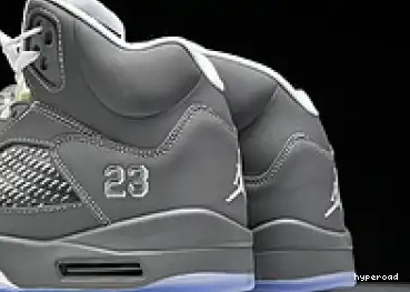 Hyperoad Grey' Jordan Retro 5 'Wolf 0702